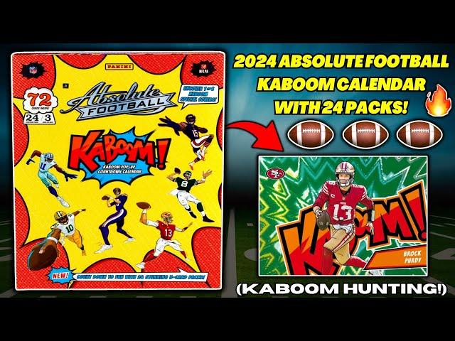 *KABOOM! 2024 ABSOLUTE FOOTBALL KABOOM CALENDAR WITH 24 PACK REVIEW!