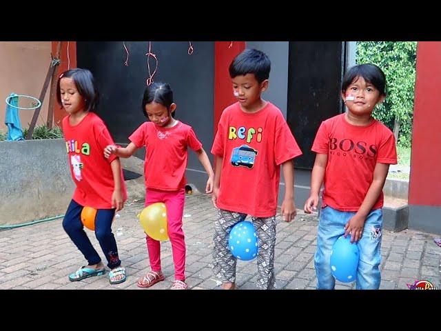 Lomba Jepit balon, sendok kelerng dan Makan Kerupuk