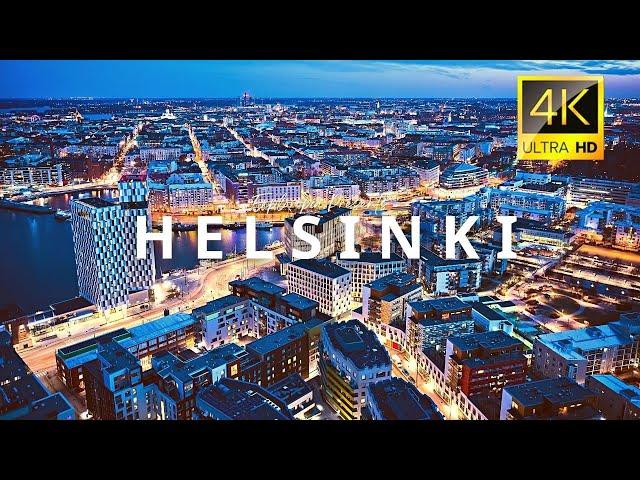 Helsinki, Finland  in 4K 60FPS ULTRA HD Video by Drone