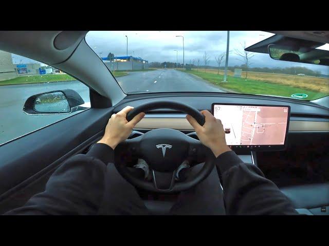 TESLA MODEL 3 2019 Standard Range Plus 239kW | 4K POV Test Drive/Review