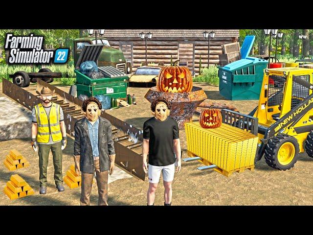 I BOUGHT A HAUNTED GOLD MINE! (HALLOWEEN SPECIAL) | FARMING SIMULATOR 22