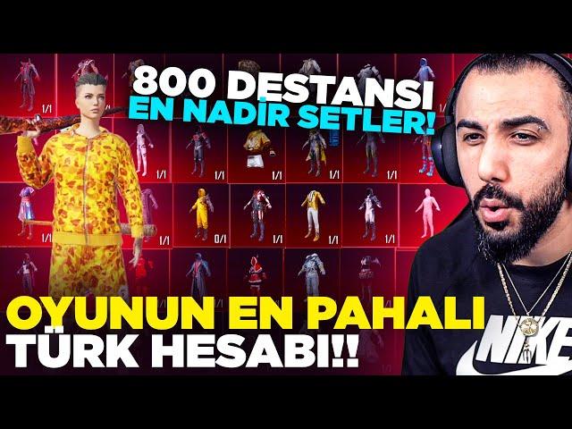 30.000.000 UC BASILAN OYUNUN EN PAHALI TÜRK HESABI!!  KİMSEDE OLMAYAN NADİR SETLER!! | PUBG MOBILE