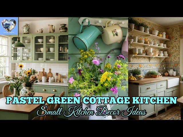  REDISCOVER SMALL KITCHEN OF YOUR DREAMS: Innovate with Pastel Green & Rustic Vintage Flair DECOR