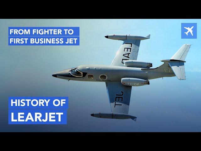 Story Of Learjet – From Fighter To First Ever Business Jet.