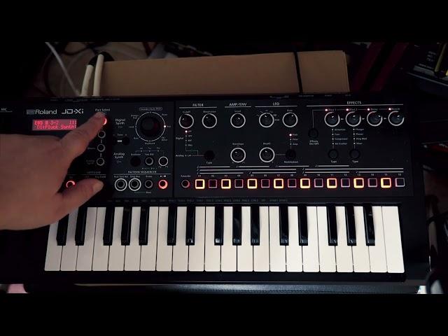 Roland JD-Xi SynthMania Kraftwerk presets demo