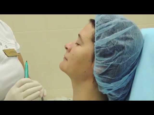 Яна Юцковская. Работа в клинике с моделью для Первого канала