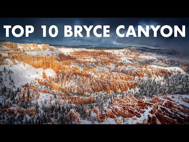 TOP 10 PLACES TO VISIT IN BRYCE CANYON NATIONAL PARK, UTAH