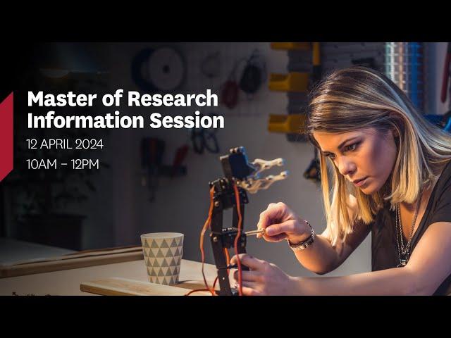 Master of Research Information Session (S1 2024)