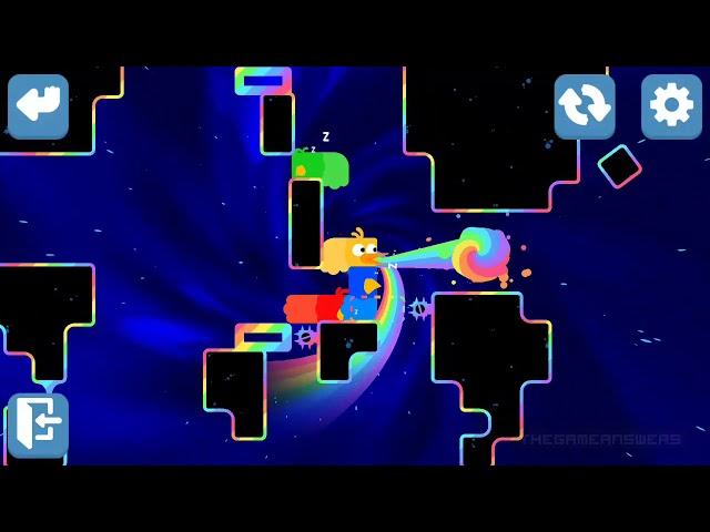 Snakebird Primer Final Level | Last Stage Walkthrough