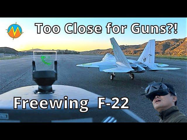 FPV Dogfight - Too Close for Guns vs Freewing F-22 Raptor 90mm