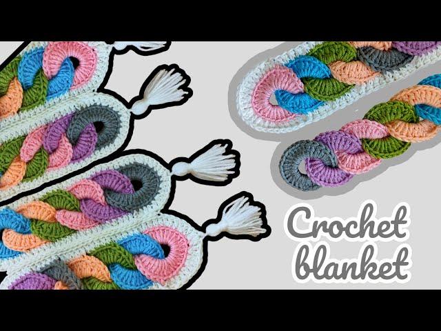 Beautiful and Super Unique Crochet Throw | step by step Tutorial For Beginners @sara1111