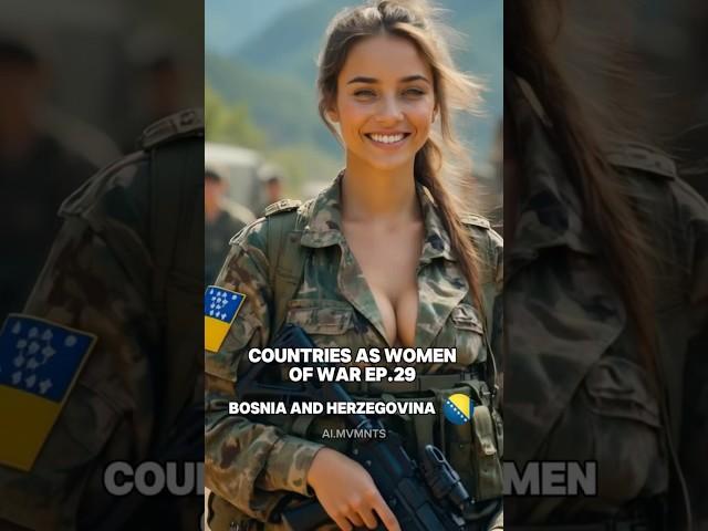 Countries as women of war Ep. 29 #CapCut #ai #midjourney #army #patrol #woman #beauty #girls