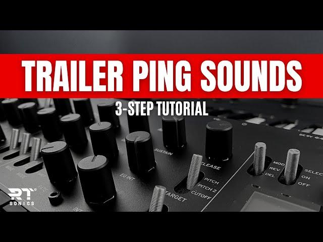 How to make cinematic ping sounds in 3 steps!