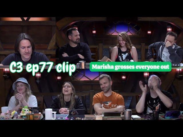 Marisha grosses everyone out | Critical Role - Bells Hells ep 77