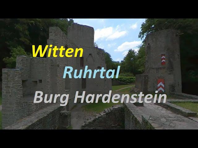 Das Ruhrgebiet von oben: Witten, Burgruine Hardenstein und Ruhrtal aus Sicht der Ruhrgebietsdrohne.