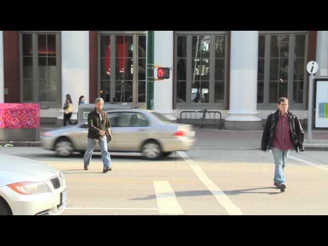 Pedestrians jaywalking -  City of Vancouver Road User Safety