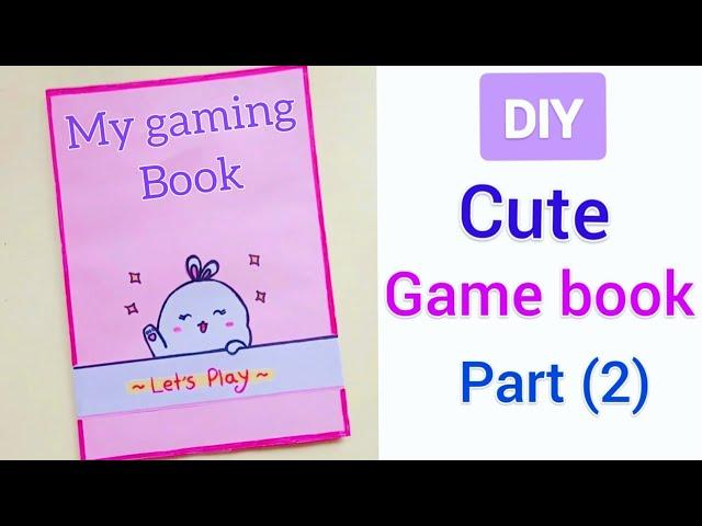 10 Paper Games in a book / DIY Cute Gaming Book / How to make paper gaming book | DIY Paper games