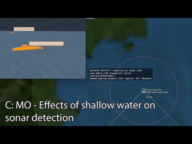 C: MO - Effects of shallow water on sonar detection