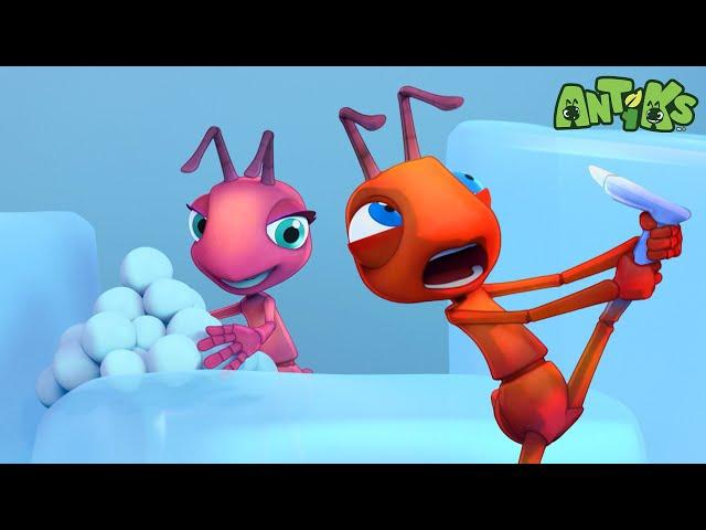 Icy Ants  | Antiks | Science and Nature Cartoons For Kids| Moonbug Kids