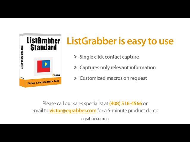 ListGrabber - Yellow Pages Data Extractor - Extract Data from Online Directories, Websites to Excel