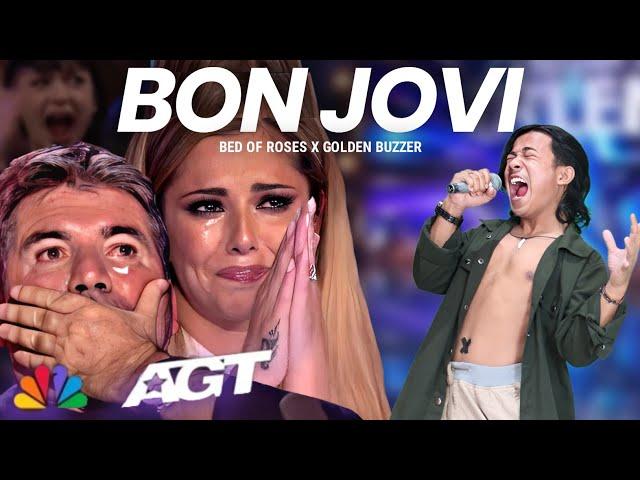 American Got Talent | Filifino This Super Amazing Voice The Jury Cried Hearing The Song Bed Of Roses