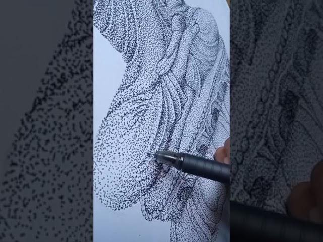 wait..........  ll #shorts #drawing #art #stippling #support #drawing