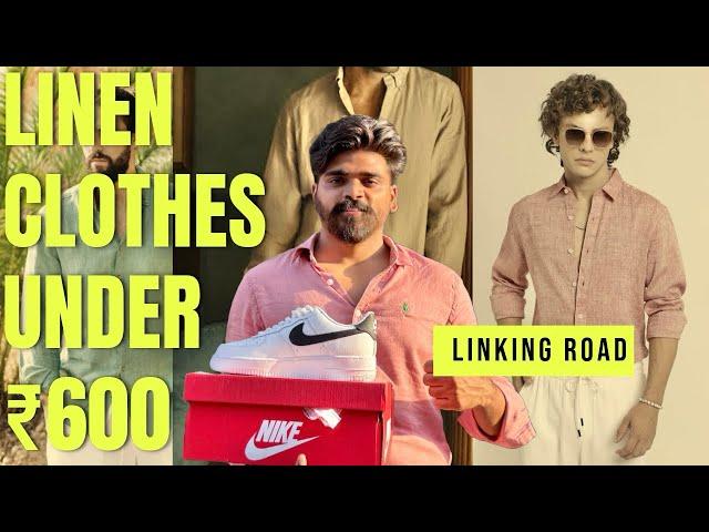 LINEN PANTS FOR MEN UNDER RS 699 | Croma - Bandra | Linking road |