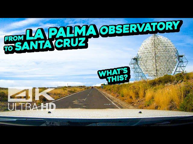 Driving from Roque de los Muchachos to Santa Cruz de La Palma, Canary Islands in 4K Ultra HD