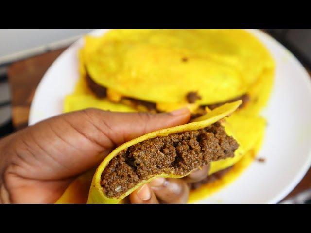 How To Make Jamaican Beef Patty Filling Tacos | The Best Ever Beef Tacos | Tacos Recipe | Tortilla