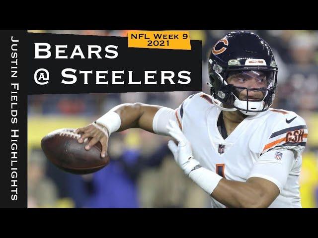 Justin Fields Highlights vs Steelers | Week 9