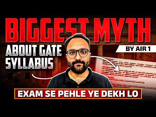 GATE Preparation Strategy | How To Cover Syllabus? | Strategy By AIR 1