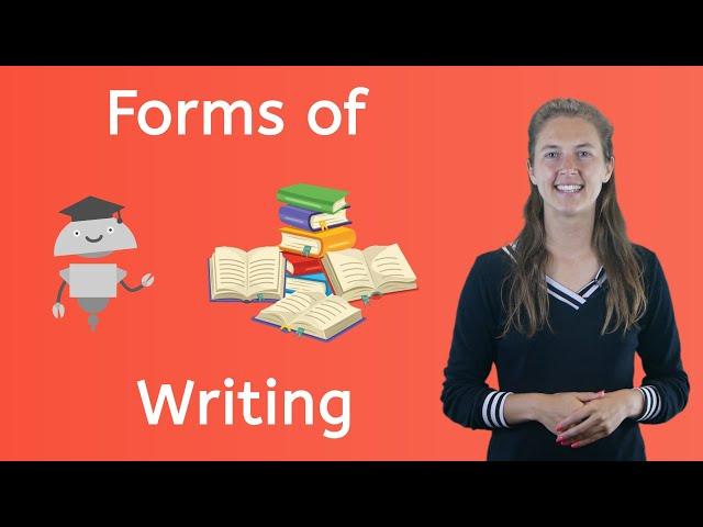 Forms of Writing - Language Skills 6th for Kids!