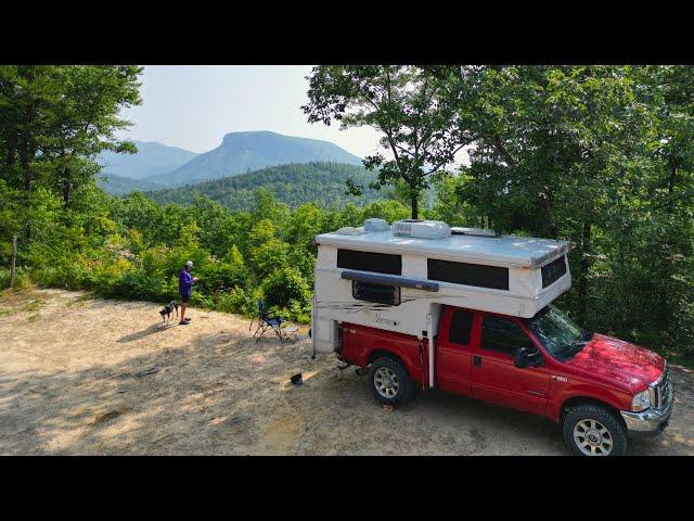 Most Beautiful FREE CAMPING in the East Coast | Truck Camper Living