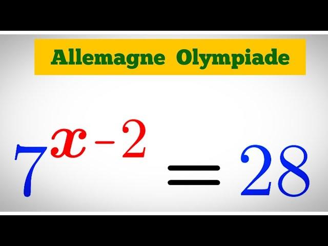 Peux-tu résoudre cette équation ? | Allemagne Olympiade