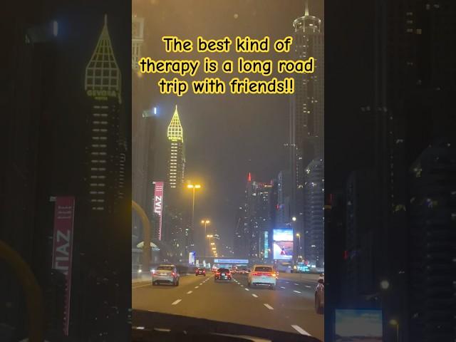 Dubai Roadtrip vibes! #roadtrip #uaeadventures  #mentalhealthmatters @Filipinalivinginuae