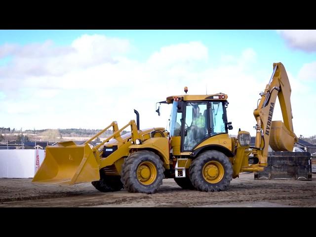 The Hydrema F-series backhoe loaders - 906F