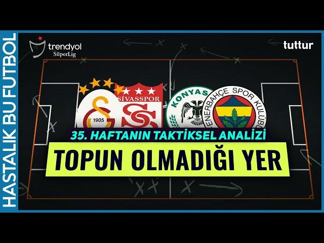 TOPUN OLMADIĞI YER | Trendyol Süper Lig 35. Hafta Taktiksel Analiz