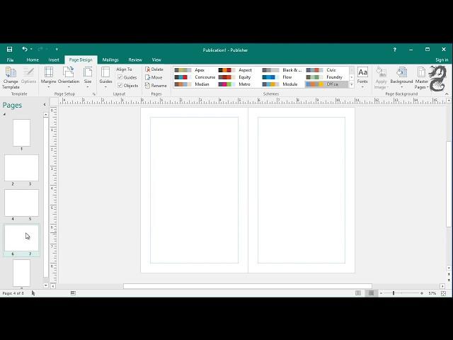 How to set up a booklet in Publisher