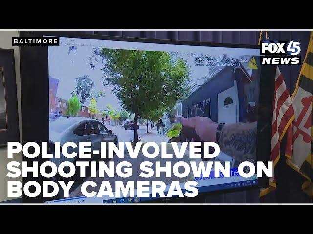 BODY CAM FOOTAGE: Man dies after police-involved shooting in Baltimore