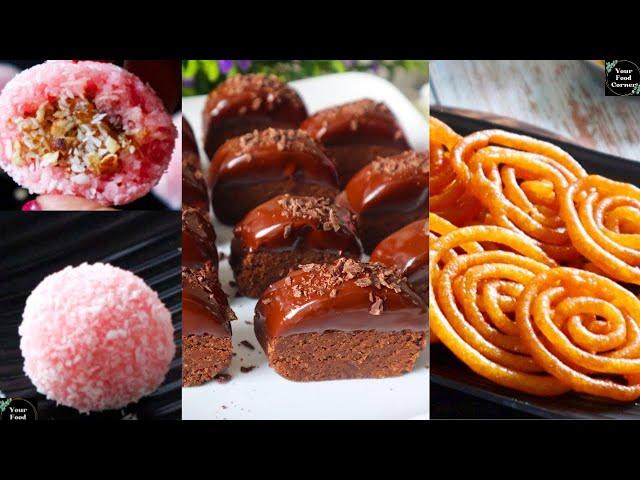 3 Instant Diwali Sweets Recipes in 5 minutes!!  Diwali Sweets & Snacks recipes at home |Quick & Easy