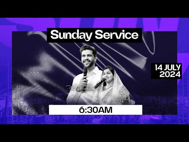 Sunday First Service Live || 14th July 2024 || Raj Prakash Paul || Jessy Paul