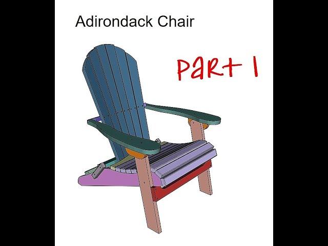 Folding Adirondack Chair Build PART 1