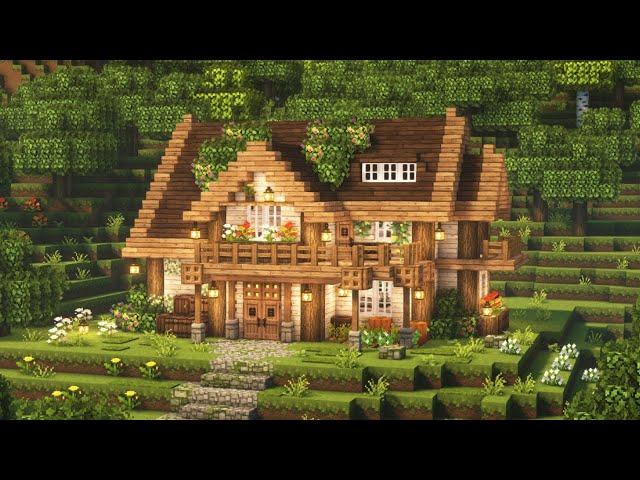 [Minecraft]  Cozy Cottagecore House Tutorial / Mizuno's 16 Craft Resource Pack