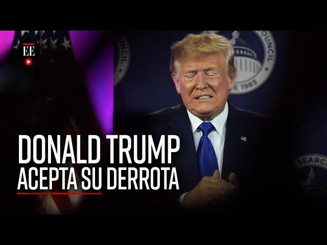 Donald Trump reconoce su derrota y condena el asalto al Capitolio de EE. UU. - El Espectador