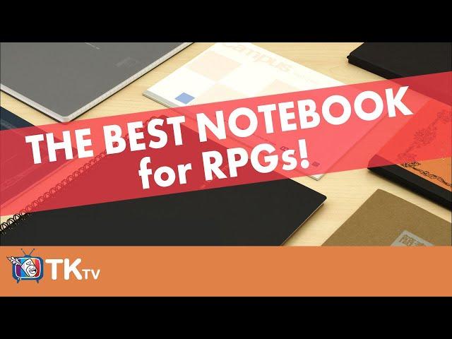 THE BEST NOTEBOOK for RPGS and Game Design | TKtv