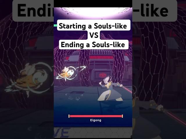 Starting a souls-like vs Ending a souls-like #shorts #ninesols