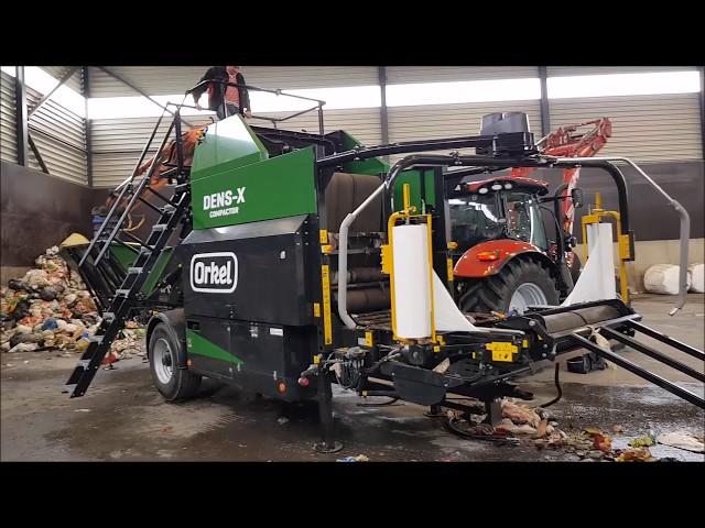 Orkel DensX baling household waste