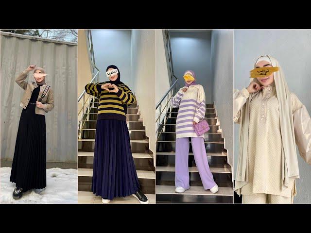 Hijobli qizlarimizga uyga kochaga kiyish uchun trend fasonlar#hijab #hijabstyle #hijabtutorial