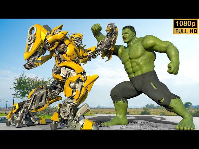 Bumblebee vs Hulk Comosix Film - Transformers The Last Knight | Paramount Pictures [HD]