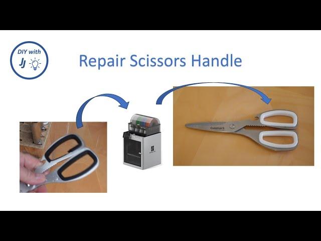 3D Printed Cuisinart Scissors Grip Replacement – Fusion 360 Design